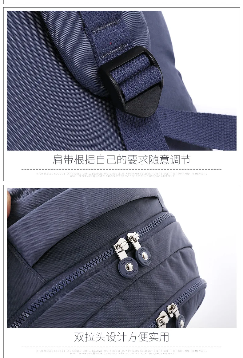Tegaote Light Travel Men Backpack Outdoor Bagpack High School Student Bookbag Women Schoolbag High Quality Nylon Waterproof Sac