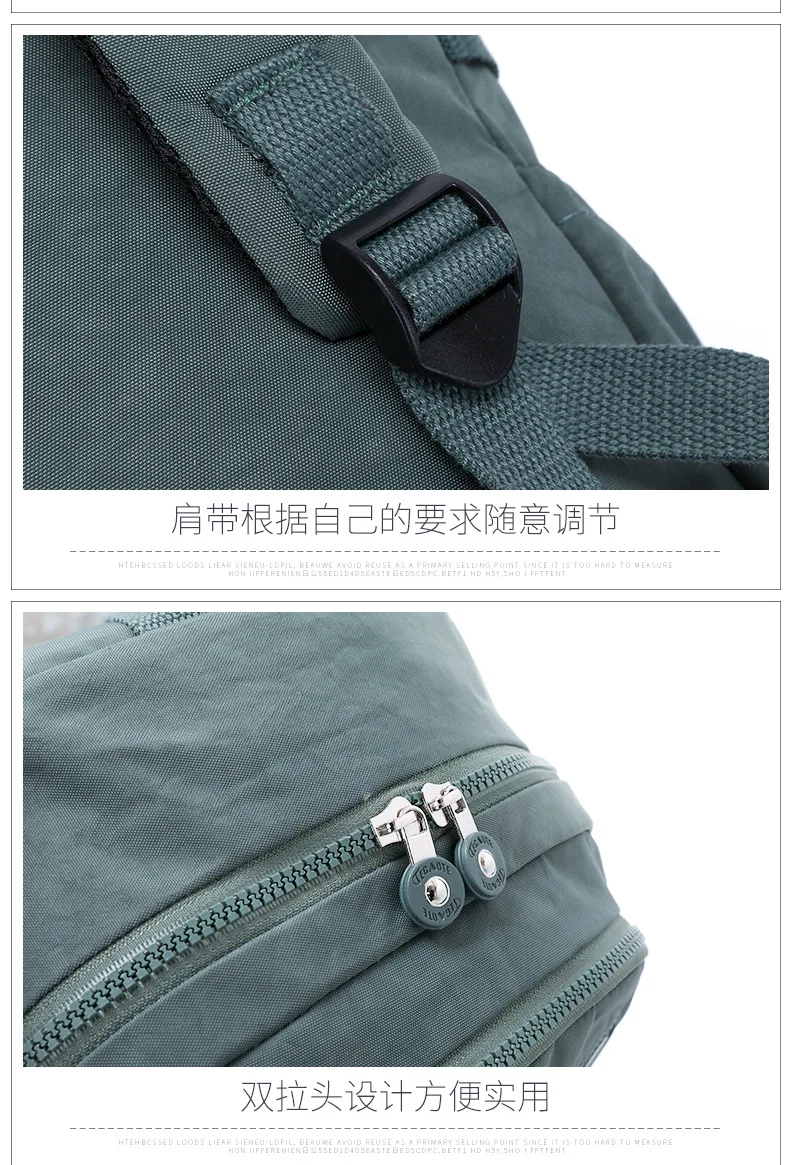 Tegaote Light Travel Men Backpack Outdoor Bagpack High School Student Bookbag Women Schoolbag High Quality Nylon Waterproof Sac