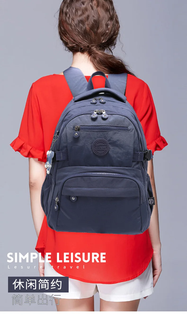 Tegaote Light Travel Men Backpack Outdoor Bagpack High School Student Bookbag Women Schoolbag High Quality Nylon Waterproof Sac