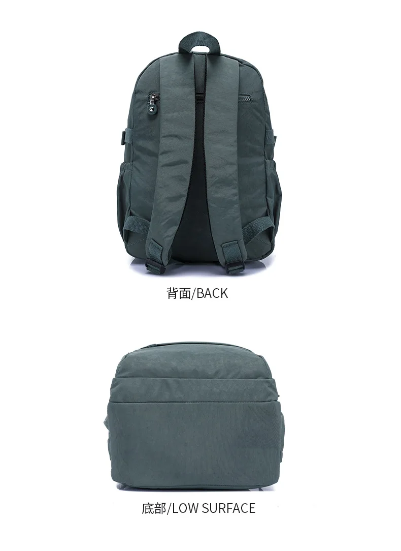 Tegaote Light Travel Men Backpack Outdoor Bagpack High School Student Bookbag Women Schoolbag High Quality Nylon Waterproof Sac