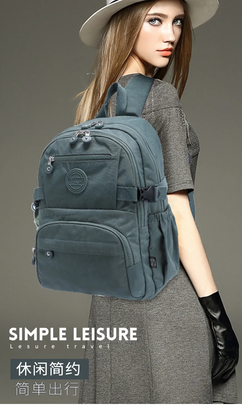 Tegaote Light Travel Men Backpack Outdoor Bagpack High School Student Bookbag Women Schoolbag High Quality Nylon Waterproof Sac
