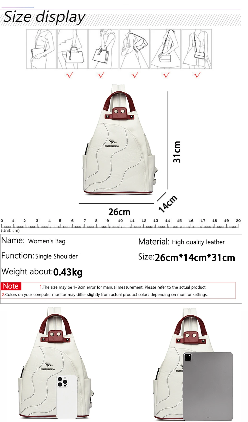Solid Color Ladies Backpacks Luxury Designer High Quality PU Leather Ladies Anti Theft Backpack Fashion Womens Shoulder Bags Sac