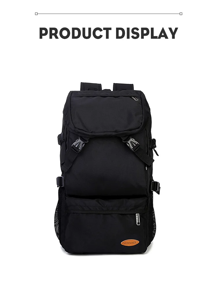 55L Outdoor Waterproof Large Capacity Oversized Hiking Bag Sport Climbing Travel Backpack for Men Women, Lightweight Luggage Bag