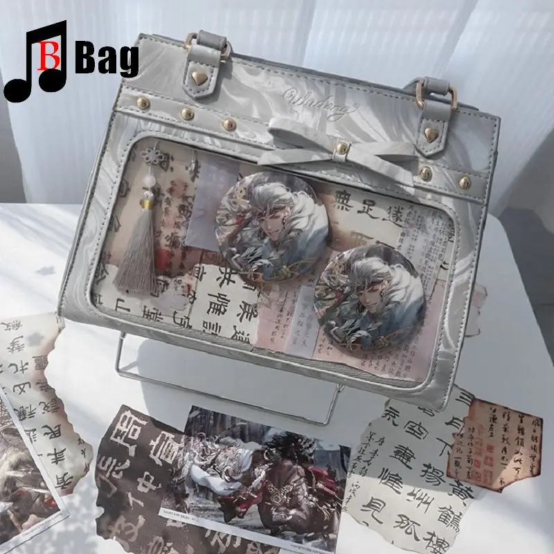 Japanese Lolita Cosplay JK Anime Uniform bag Women Gorgeous One Shoulder Bag Handheld crossbody bag Subculture Ita Bags