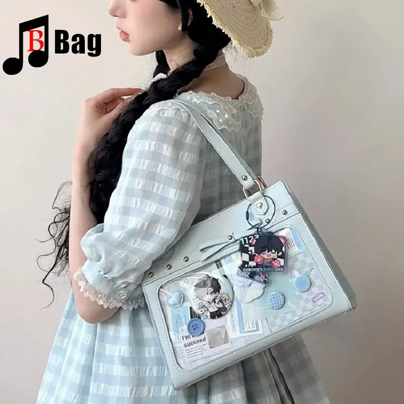 Japanese Lolita Cosplay JK Anime Uniform bag Women Gorgeous One Shoulder Bag Handheld crossbody bag Subculture Ita Bags