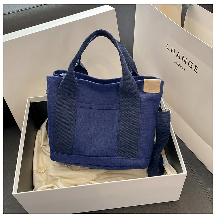 Women’s Casual Canvas Crossbody Bag with Adjustable Strap Daily Quality Travel Tote Multiple Compartments for Work & School