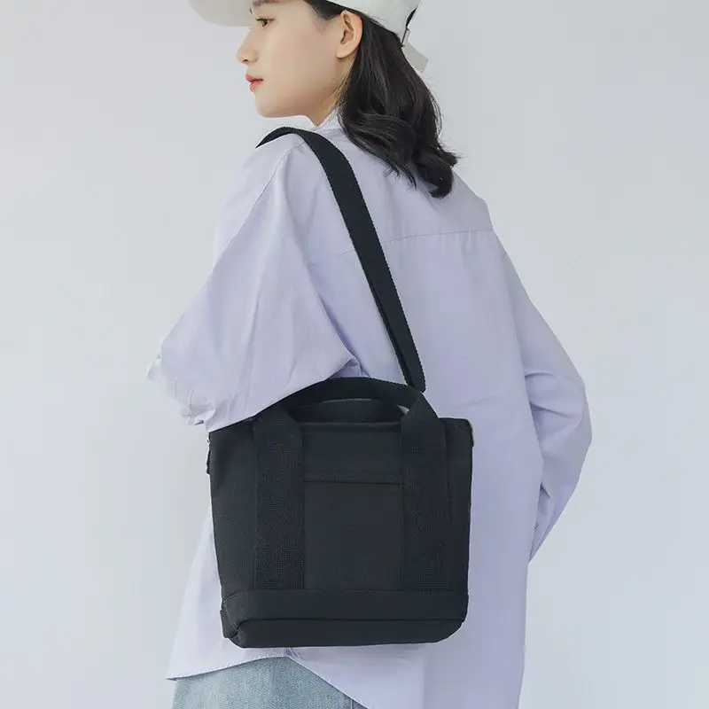 Women’s Casual Canvas Crossbody Bag with Adjustable Strap Daily Quality Travel Tote Multiple Compartments for Work & School