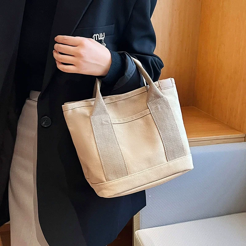 Women’s Casual Canvas Crossbody Bag with Adjustable Strap Daily Quality Travel Tote Multiple Compartments for Work & School