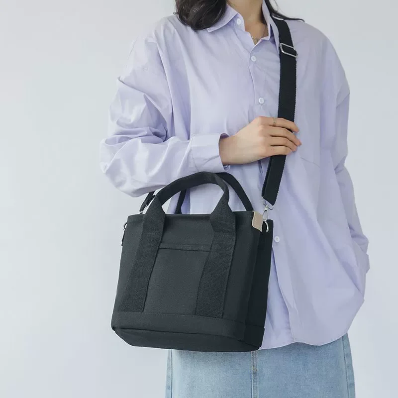 Women’s Casual Canvas Crossbody Bag with Adjustable Strap Daily Quality Travel Tote Multiple Compartments for Work & School