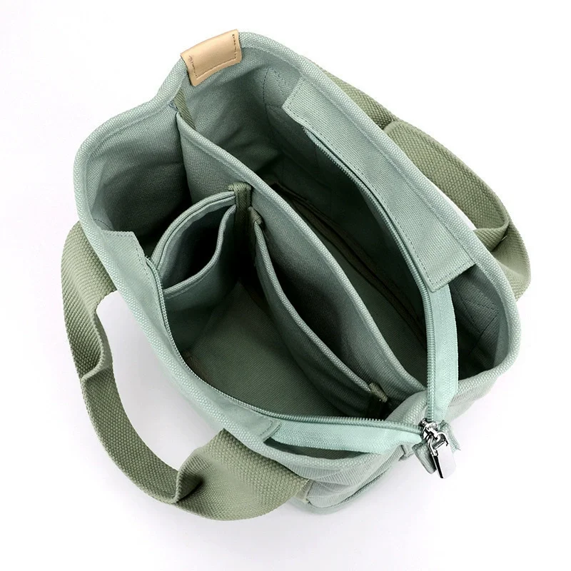 Women’s Casual Canvas Crossbody Bag with Adjustable Strap Daily Quality Travel Tote Multiple Compartments for Work & School