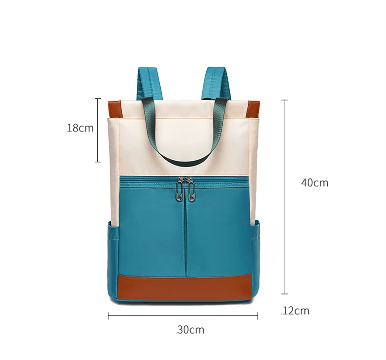 2023 New Women Backpack Waterproof Oxford Bagpack Large Mochilas Fashion Schoolbag For Teenagers Girls Travel Weekend