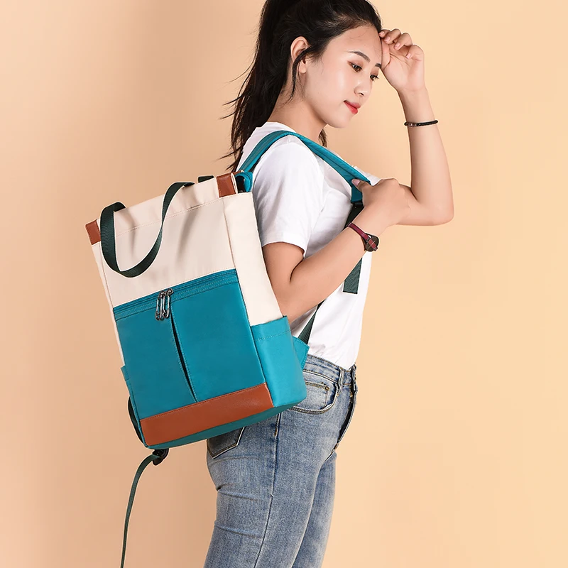 2023 New Women Backpack Waterproof Oxford Bagpack Large Mochilas Fashion Schoolbag For Teenagers Girls Travel Weekend