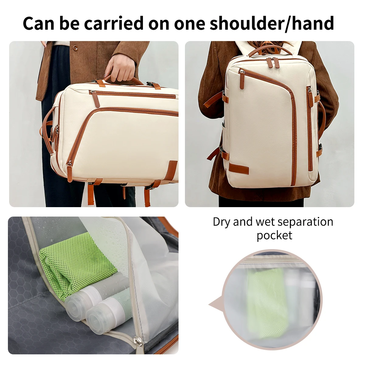 Backpack Unisex New Simple Business Computer Backpack Outdoor Large Capacity Travel Bag Student School Bag Boys