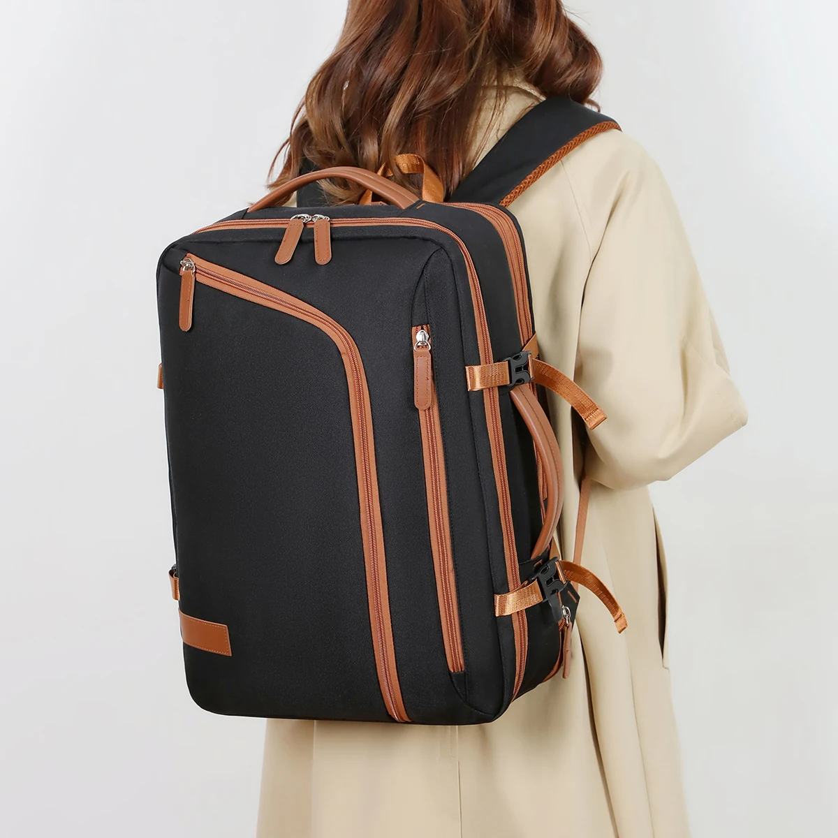 Backpack Unisex New Simple Business Computer Backpack Outdoor Large Capacity Travel Bag Student School Bag Boys