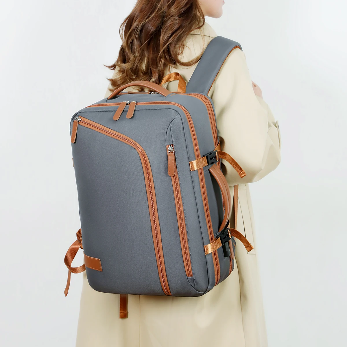 Backpack Unisex New Simple Business Computer Backpack Outdoor Large Capacity Travel Bag Student School Bag Boys