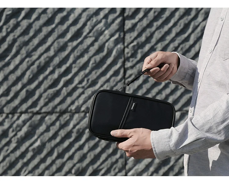 Travel Passport Wallet Organizer Bag with Card Holder Document Case for Family Crossbody Ticket Cash Storage Bag for Abroad Trip