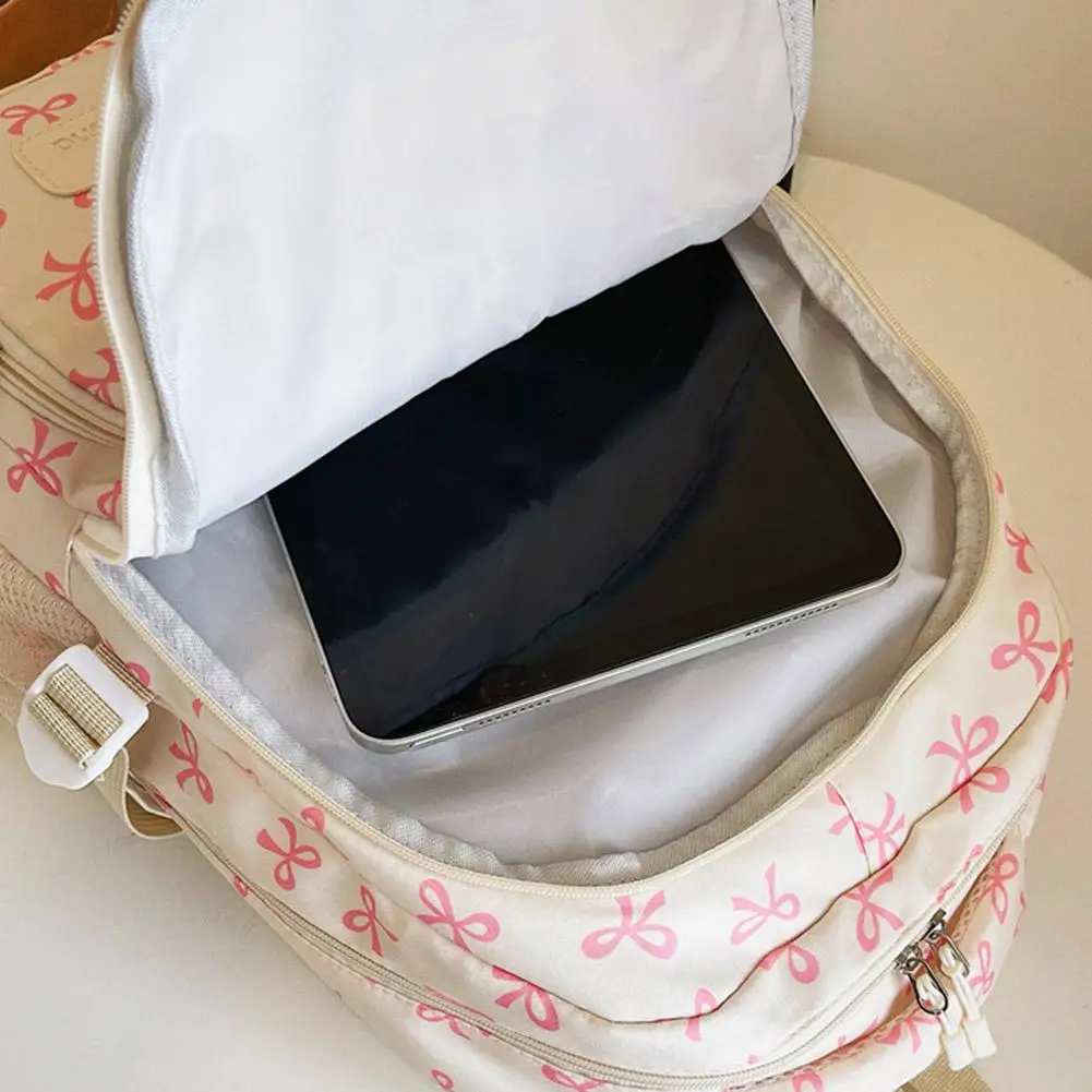3 Set Large Capacity Backpack Nylon School Bag Adjustable Strap College Bag Travel Backpack Student Backpack
