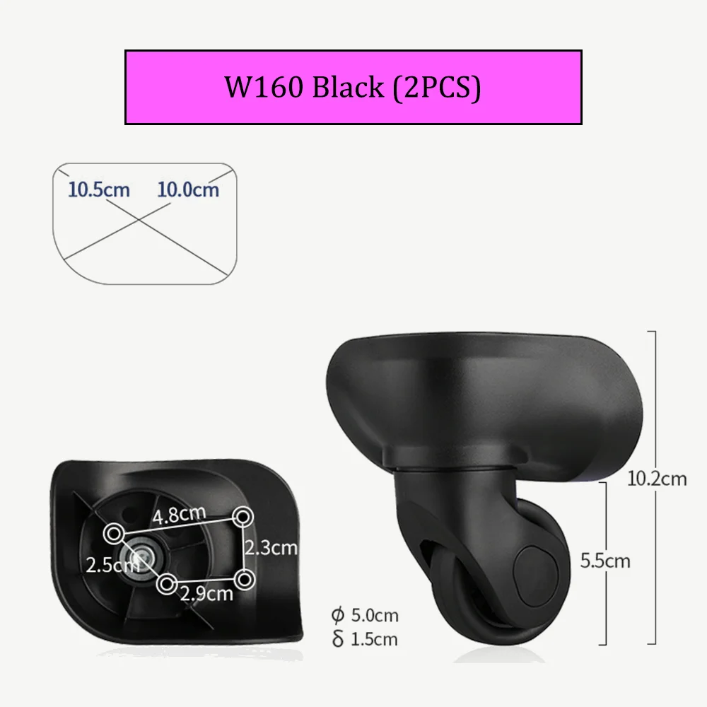 Compatible With Samsonite A07 Trolley Case Replacement Detachable Universal Wheel New Upgrade Materials Leather Case Pulley