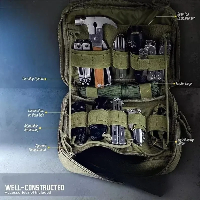 Men Tactical Bag Outdoor Travel Fuctional Tool Bag Gym Travel Collection Tool Bags Big Capacity Men Military Bags