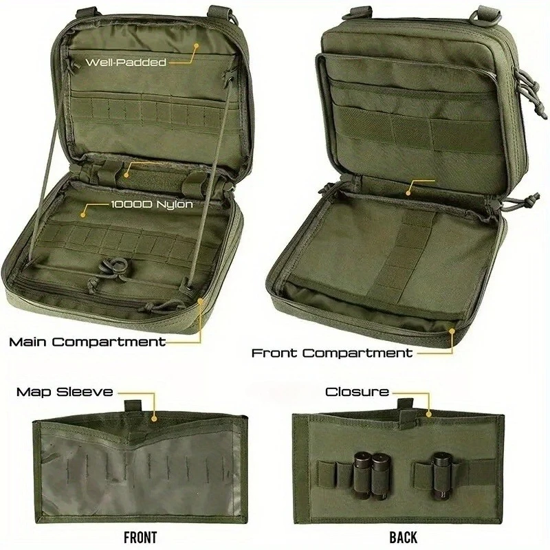 Men Tactical Bag Outdoor Travel Fuctional Tool Bag Gym Travel Collection Tool Bags Big Capacity Men Military Bags