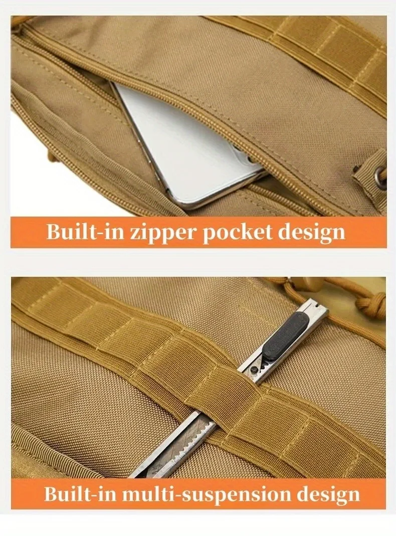 Men Tactical Bag Outdoor Travel Fuctional Tool Bag Gym Travel Collection Tool Bags Big Capacity Men Military Bags