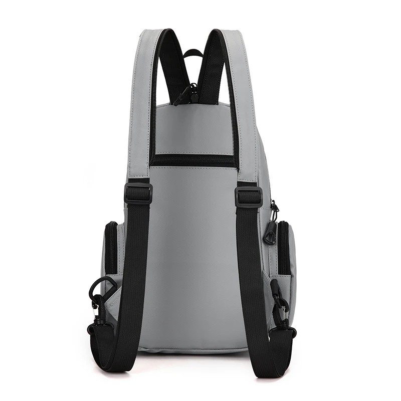 Multi Functional Men's Chest Bag Oxford Mini Backpack for Daily Commuting Outdoor Sports Travel