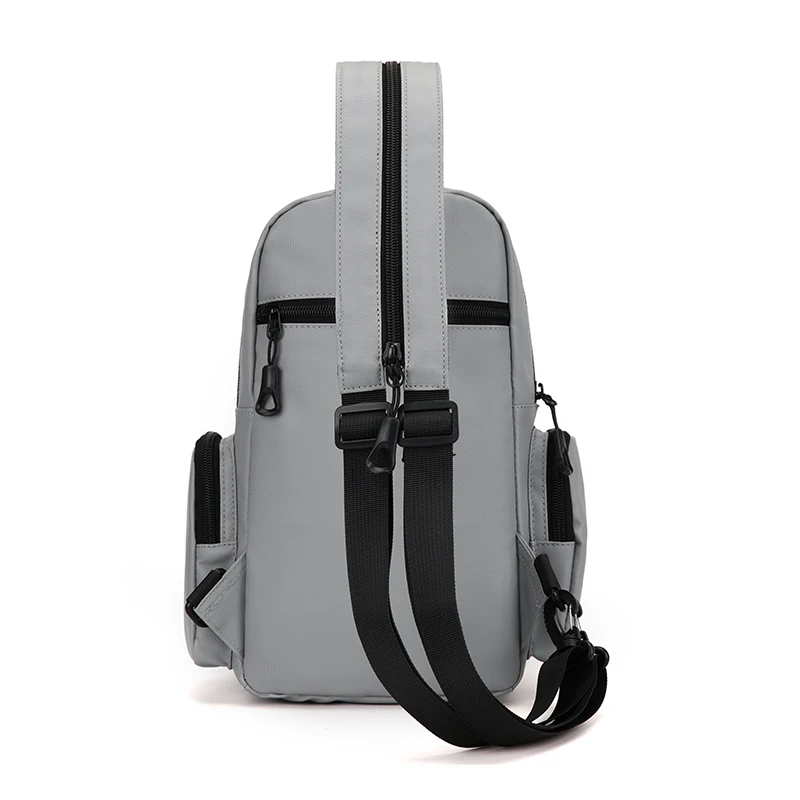 Multi Functional Men's Chest Bag Oxford Mini Backpack for Daily Commuting Outdoor Sports Travel