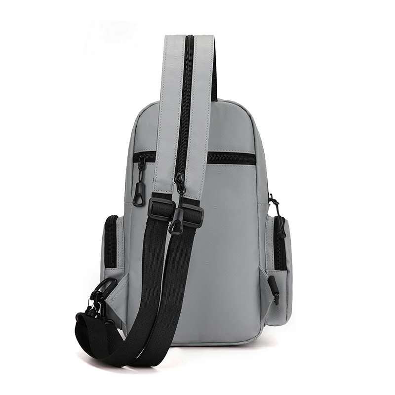 Multi Functional Men's Chest Bag Oxford Mini Backpack for Daily Commuting Outdoor Sports Travel