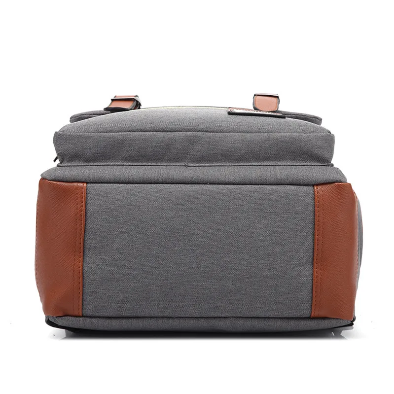 Vintage 16 Inch Laptop Backpack Women Canvas Bags Men Canvas Travel Leisure Backpacks Retro Casual Bag School Bags For Teenagers