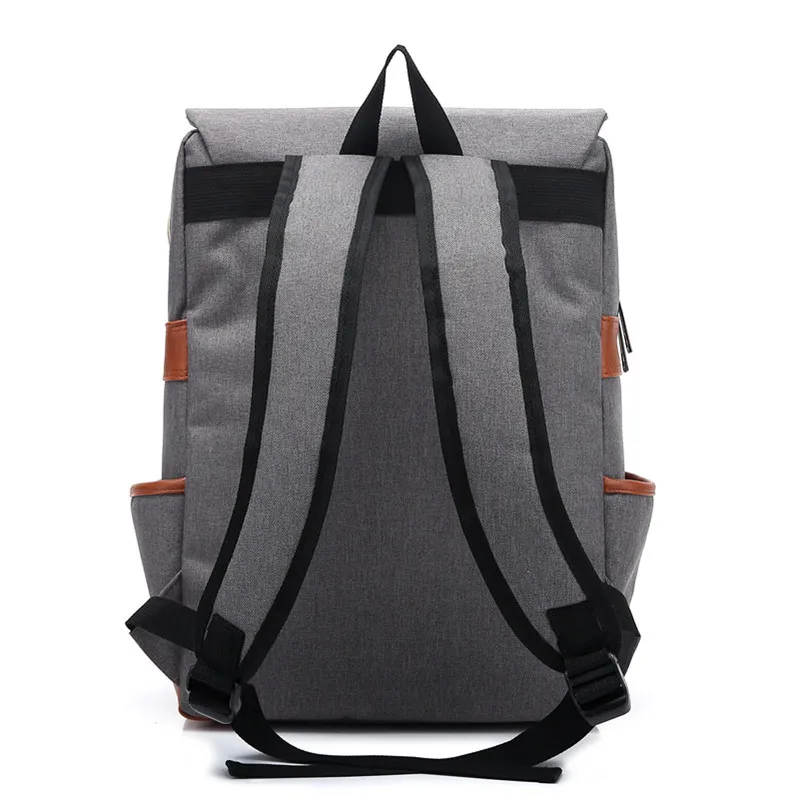 Vintage 16 Inch Laptop Backpack Women Canvas Bags Men Canvas Travel Leisure Backpacks Retro Casual Bag School Bags For Teenagers