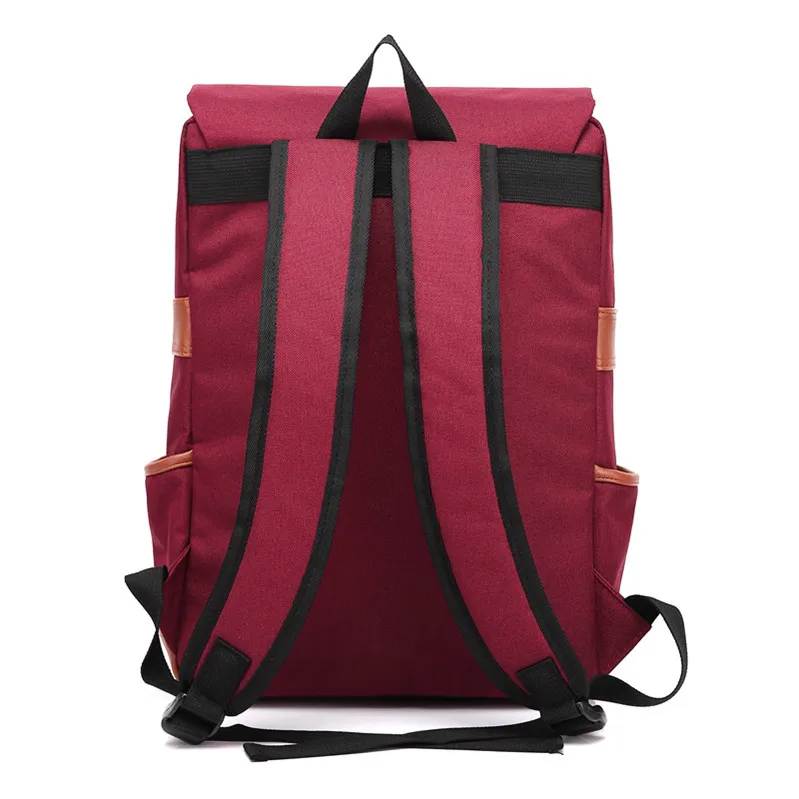 Vintage 16 Inch Laptop Backpack Women Canvas Bags Men Canvas Travel Leisure Backpacks Retro Casual Bag School Bags For Teenagers