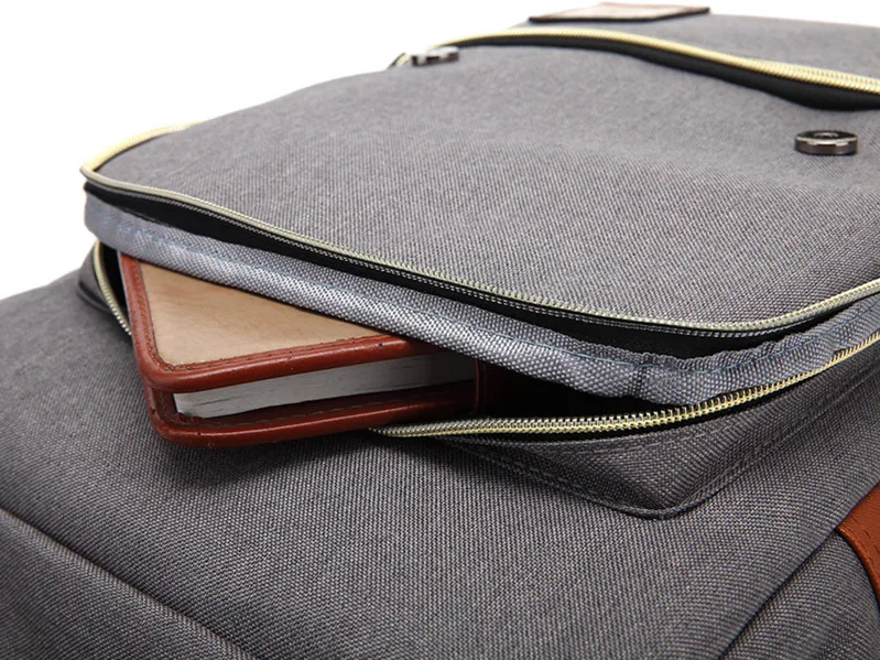 Vintage 16 Inch Laptop Backpack Women Canvas Bags Men Canvas Travel Leisure Backpacks Retro Casual Bag School Bags For Teenagers
