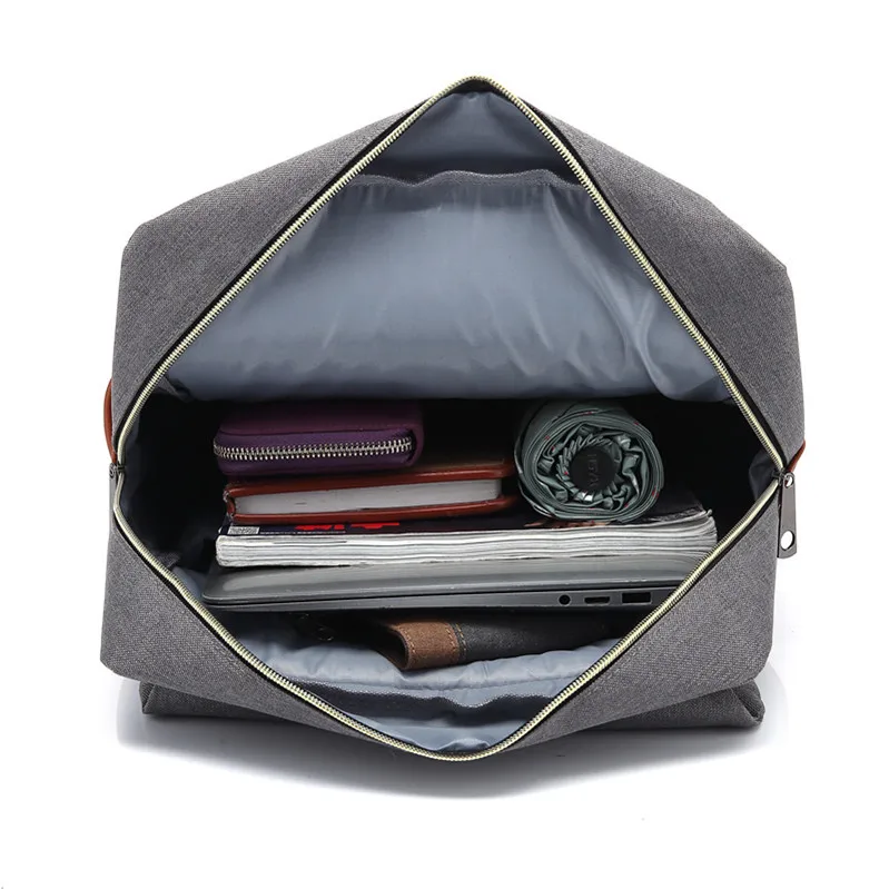 Vintage 16 Inch Laptop Backpack Women Canvas Bags Men Canvas Travel Leisure Backpacks Retro Casual Bag School Bags For Teenagers