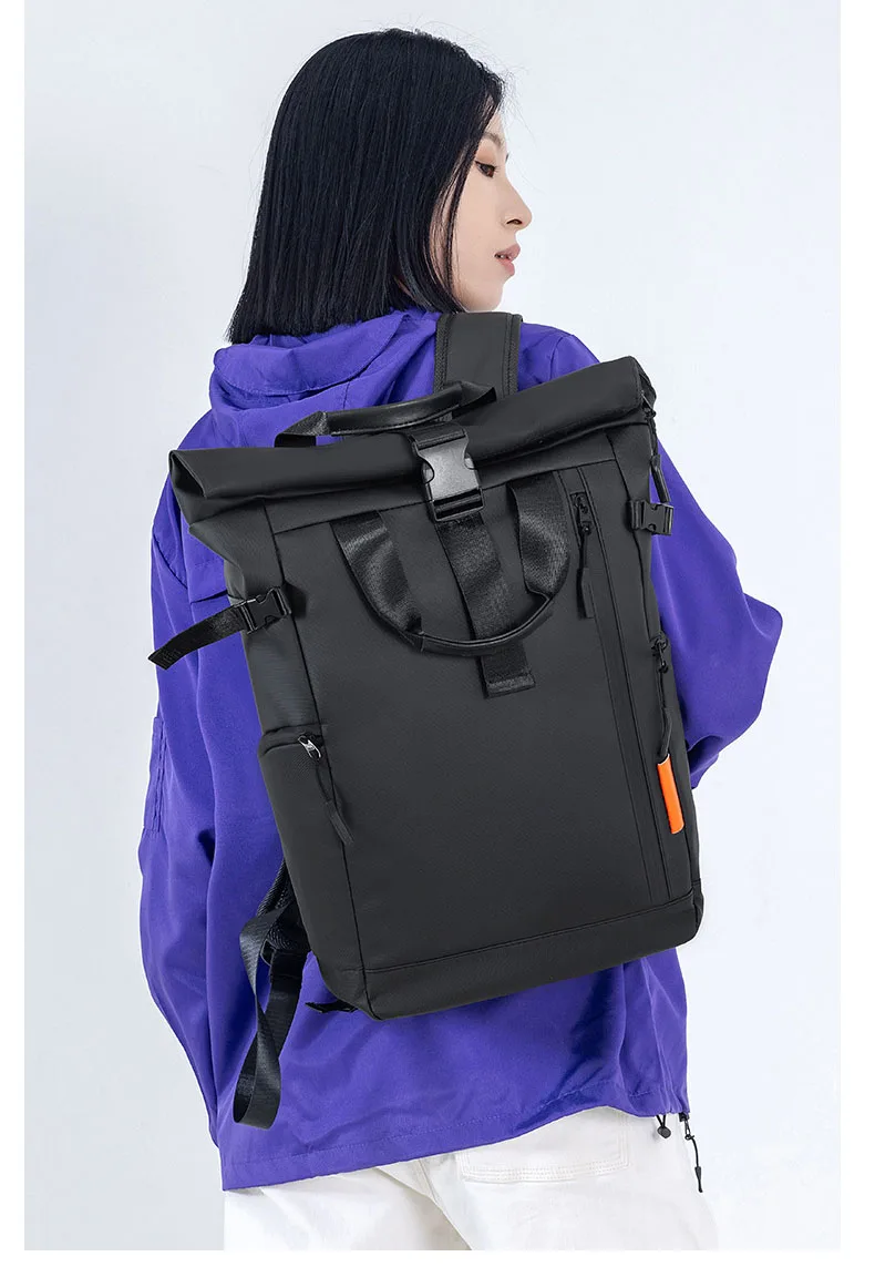 Men's Travel Bag 15.6inch Laptop Computer Backpack Outdoor Waterproof Camping Hiking School Bag College Business Rucksack