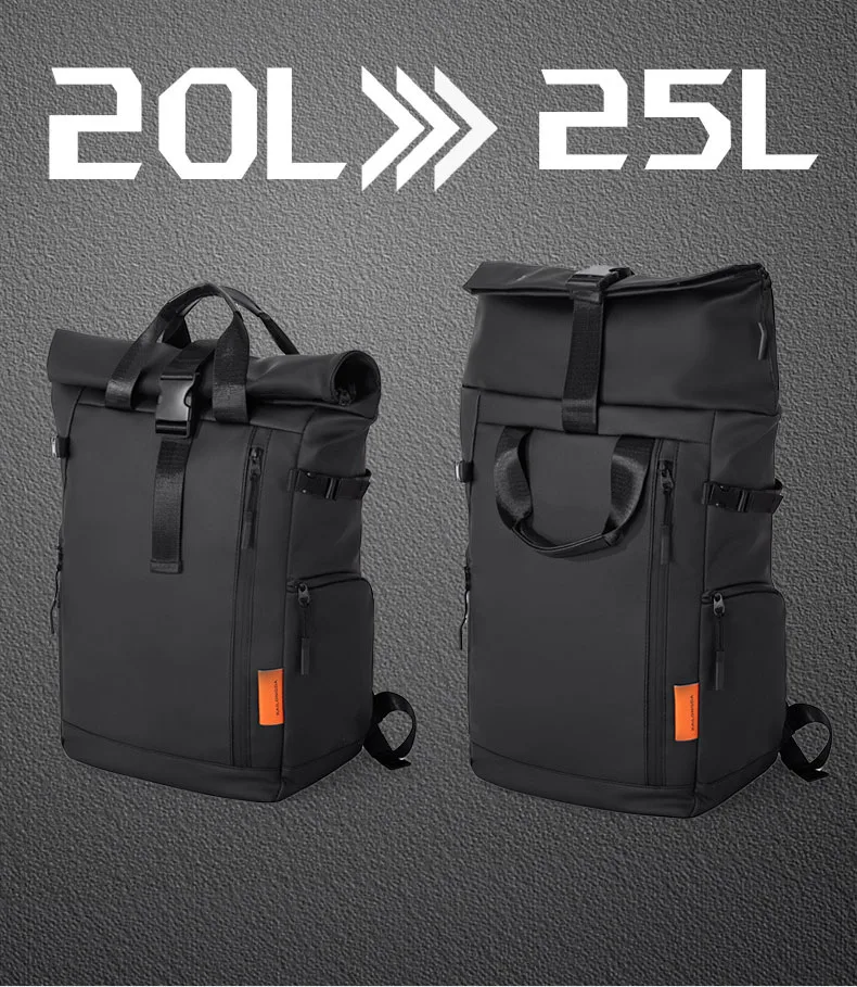 Men's Travel Bag 15.6inch Laptop Computer Backpack Outdoor Waterproof Camping Hiking School Bag College Business Rucksack