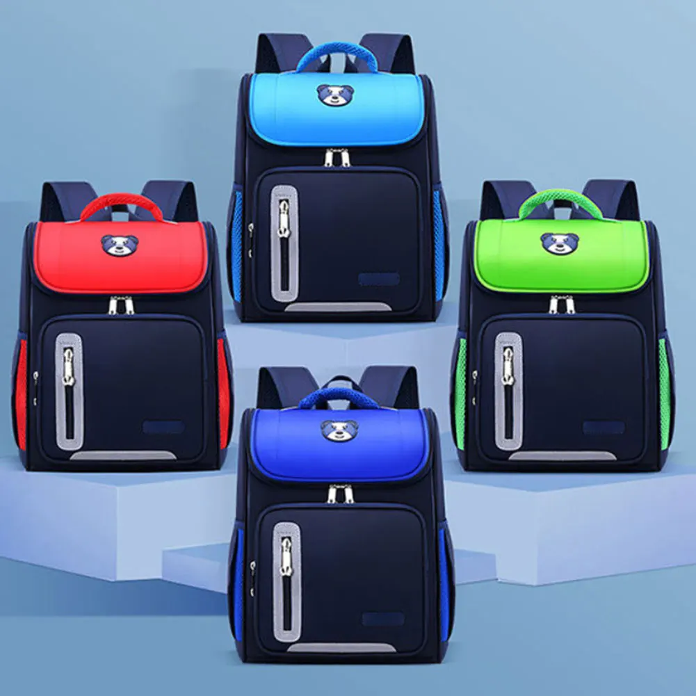 2024 New Children School Bags Reflective Fashion School Backpack Stylish Portable Versatile Bookbag Kids Schoolbag For School