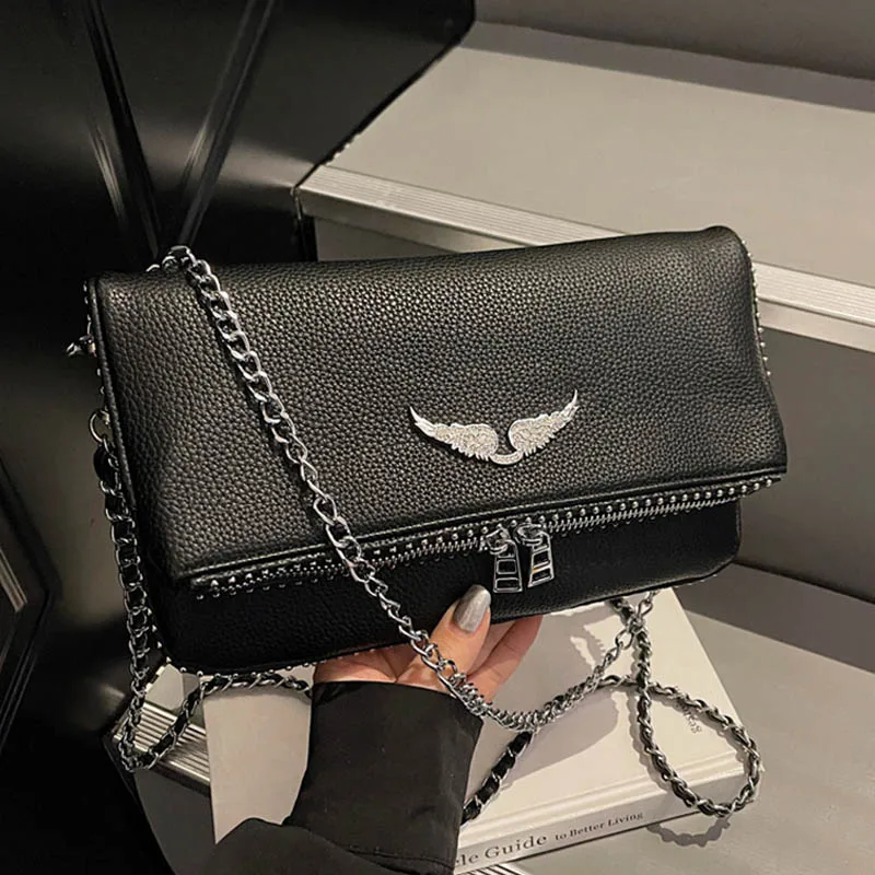 2026 Fashion Underarm Shoulder & Crossbody Bag, Wing Mini Square Bag for Women,Cute Small Purse, Versatile Chic Handbag