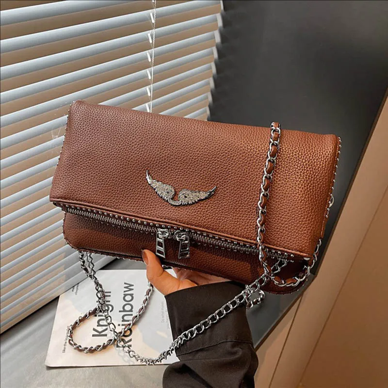 2026 Fashion Underarm Shoulder & Crossbody Bag, Wing Mini Square Bag for Women,Cute Small Purse, Versatile Chic Handbag