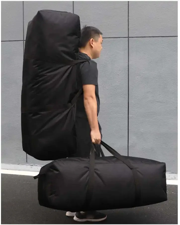 150L 100L 55L Camping Climbing Storage Bag Travel Luggage Bag Outdoor Hiking Backpack Large Capacity Duffle Handbag