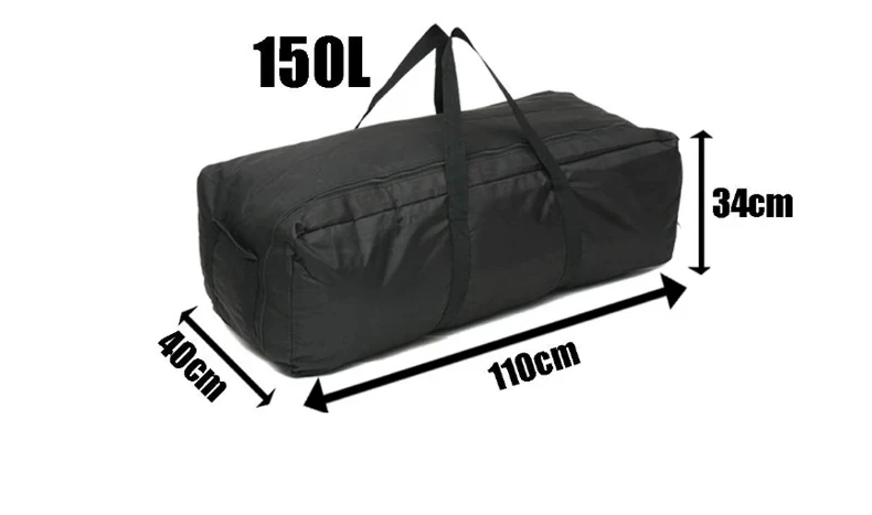 150L 100L 55L Camping Climbing Storage Bag Travel Luggage Bag Outdoor Hiking Backpack Large Capacity Duffle Handbag