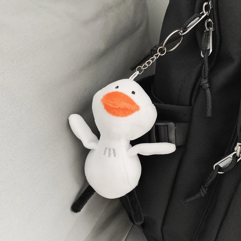 Pocket Front Backpack, Preppy Style Solid Color Nylon Bookbag, Kawaii Large Capacity Double Handle School Bag