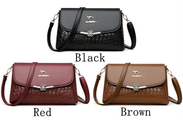 Women Small Square Flip cover Bags Retro Versatile Shoulder Strap Large Capacity Casual Portable Female Shoulder Crossbody Bags