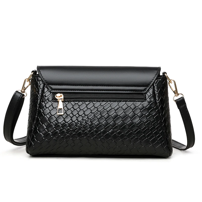 Women Small Square Flip cover Bags Retro Versatile Shoulder Strap Large Capacity Casual Portable Female Shoulder Crossbody Bags