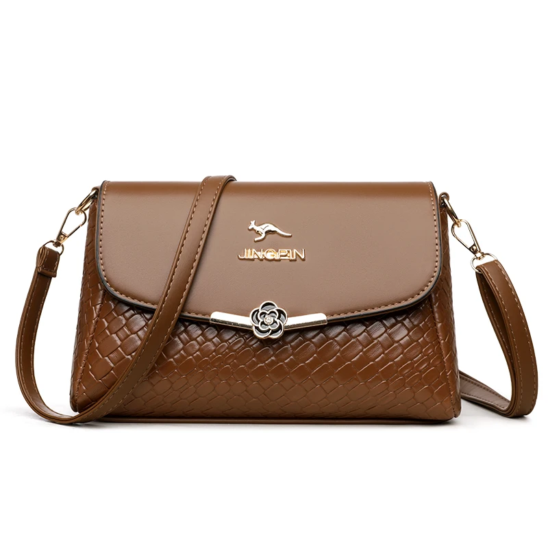 Women Small Square Flip cover Bags Retro Versatile Shoulder Strap Large Capacity Casual Portable Female Shoulder Crossbody Bags