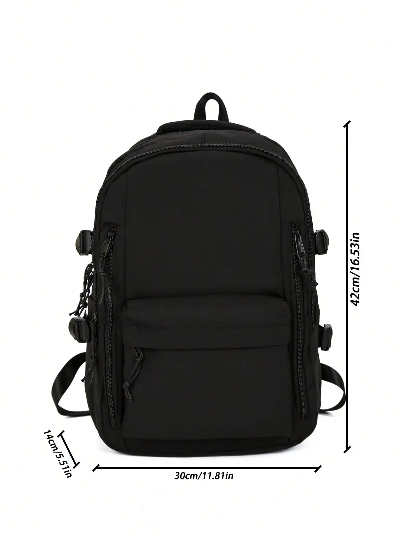 Fashionable and Casual Lightweight Nylon Backpack Large Capacity Multi Compartment Student Bag Travel Bag Suitable for Daily Use