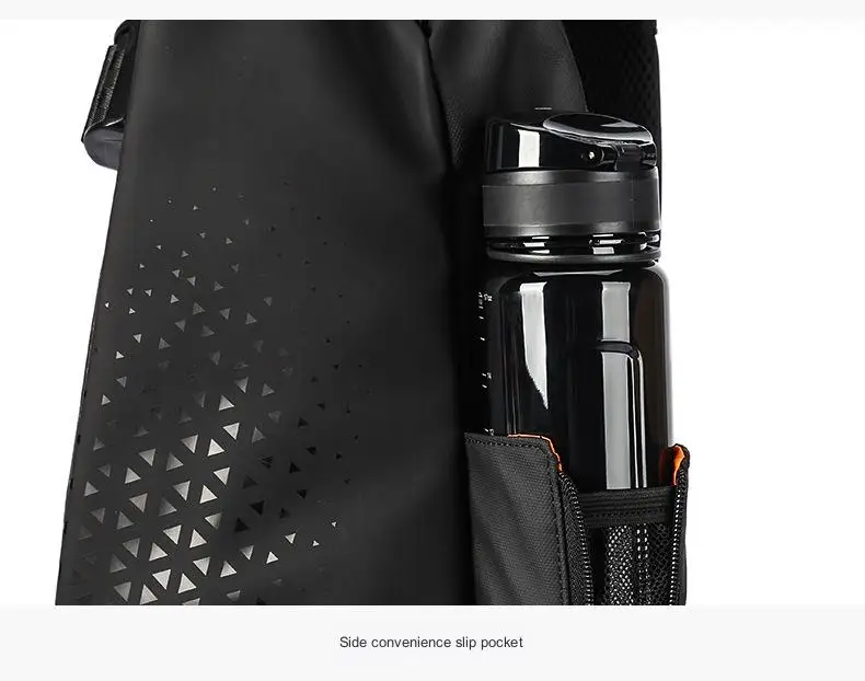 Fashion Business Men's Crossbody Bags Motorcycle Waterproof Nylon Chest Packs Casual Travel Large Capacity Shoulder Bag Male