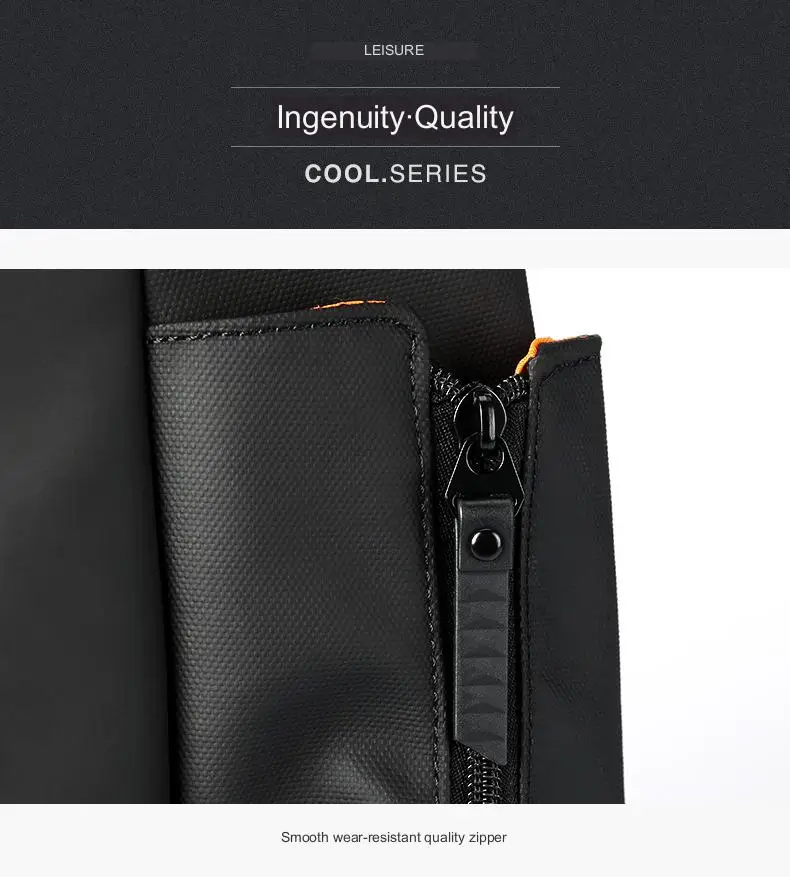 Fashion Business Men's Crossbody Bags Motorcycle Waterproof Nylon Chest Packs Casual Travel Large Capacity Shoulder Bag Male