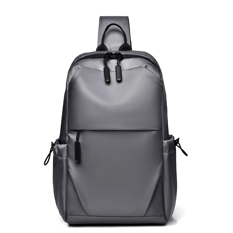 Men's Multifunctional Chest Bag with Adjustable Shoulder Straps Business Shoulder Bag Suitable for Sports Business Travel Commut