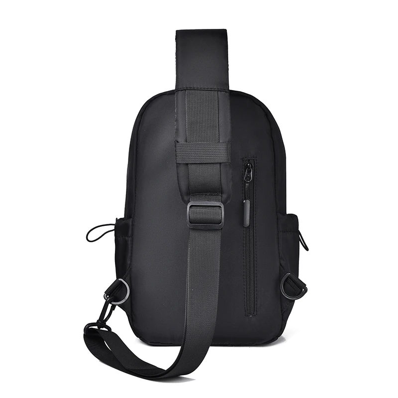 Men's Multifunctional Chest Bag with Adjustable Shoulder Straps Business Shoulder Bag Suitable for Sports Business Travel Commut