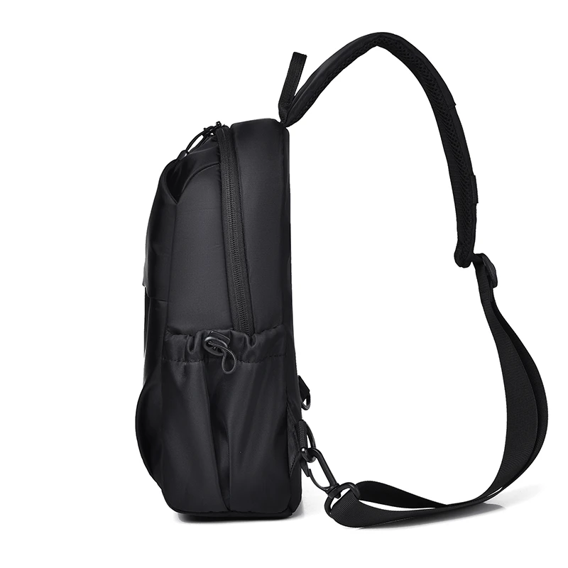 Men's Multifunctional Chest Bag with Adjustable Shoulder Straps Business Shoulder Bag Suitable for Sports Business Travel Commut